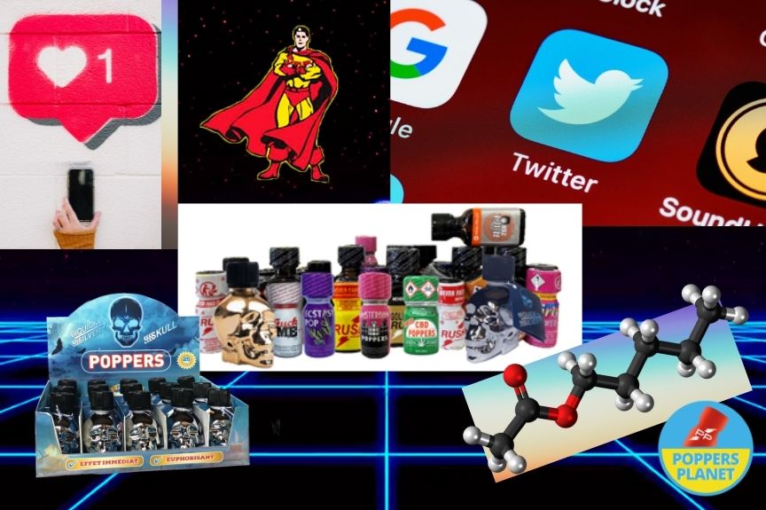 poppers réseau social